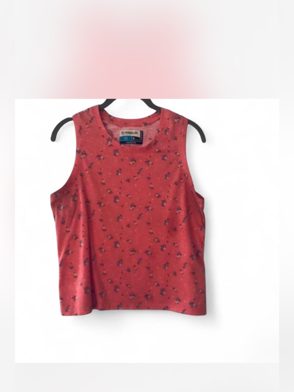 Magellan Fish Gear Outdoors Coral Floral Tank Top size M